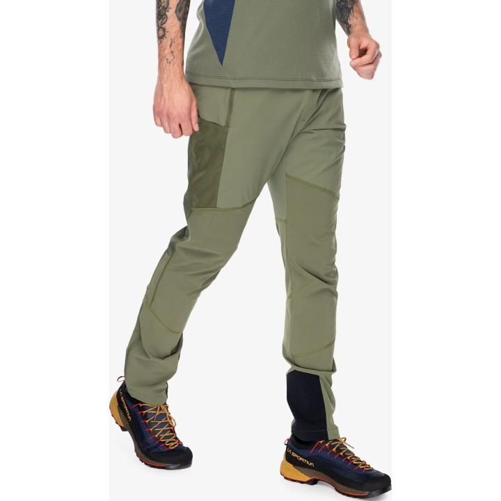 Pantalones Softshell Aequilibrium Speed de La Sportiva, color Cypress/Redwood, talla M