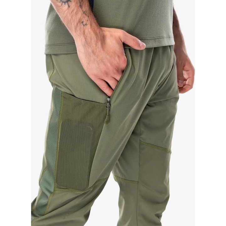Pantalones Softshell Aequilibrium Speed de La Sportiva, color Cypress/Redwood, talla M