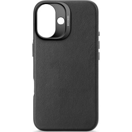Decoded Leather Backcover iPhone 16 Leder-Backcover schwarz