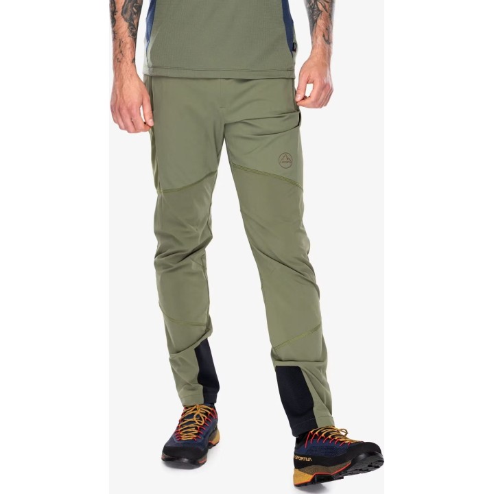 Pantalones Softshell Aequilibrium Speed de La Sportiva, color Cypress/Sequoia, talla S