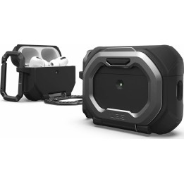 UAG Monarch - Protective Case for AirPods Pro 3 (Black/Silver)