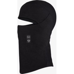 Buff ThermoNet Passamontagna con cerniera per bambini, nero a tinta unita BU138937/999/10