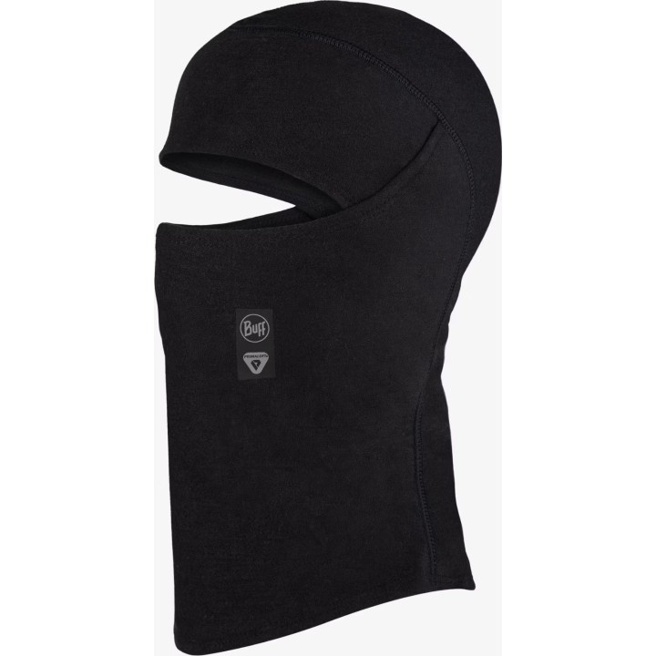 Pasamontañas con bisagra Buff ThermoNet para niños, negro liso, BU138937/999/10
