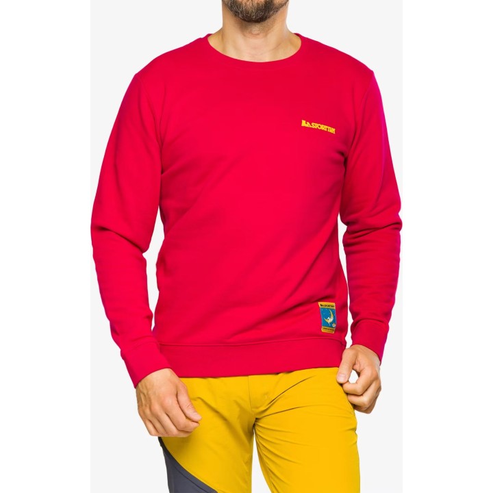 Sudadera «Climbing on the Moon» de La Sportiva, negra/amarilla