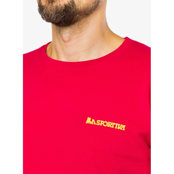 Sudadera «Climbing on the Moon» de La Sportiva, negra/amarilla
