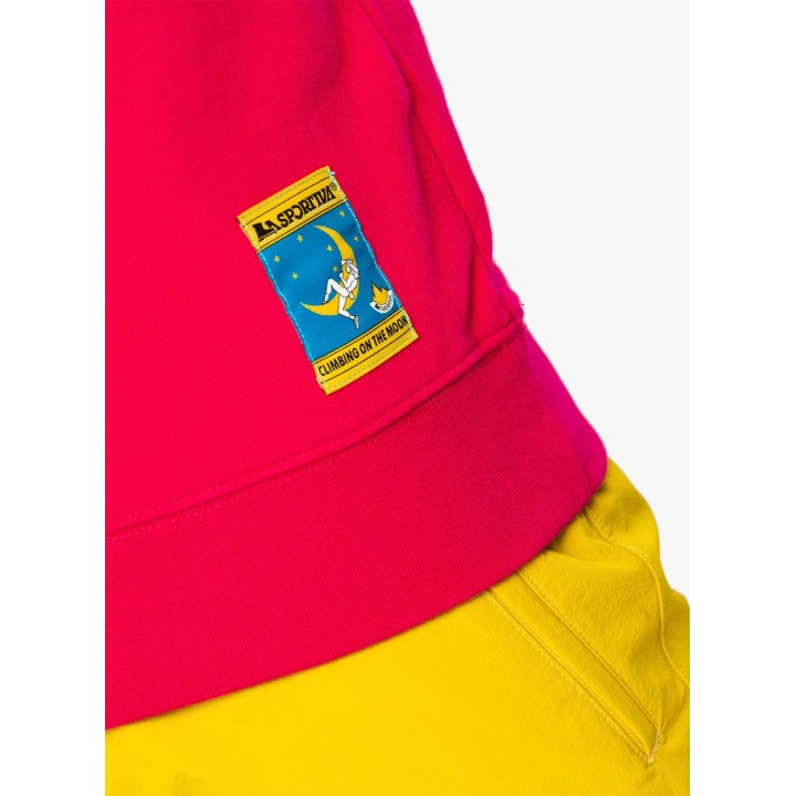 Sudadera «Climbing on the Moon» de La Sportiva, negra/amarilla