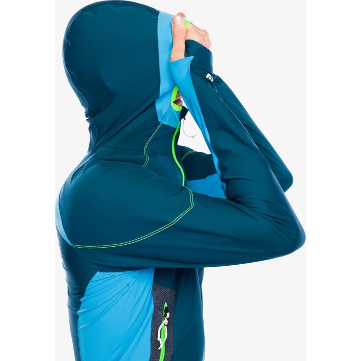 Sudadera con capucha «Crazy Pull Pegasus», azul, talla L