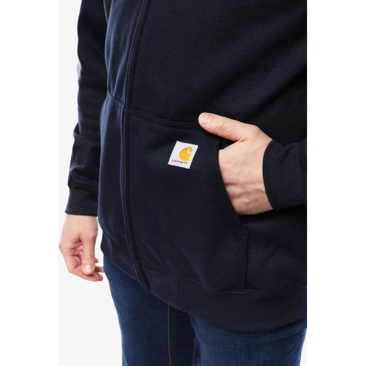 Sudadera con capucha Carhartt de peso medio, color azul marino nuevo