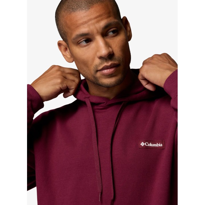 Sweat à capuche Columbia Oakwind, couleur « Rich Wine », taille L