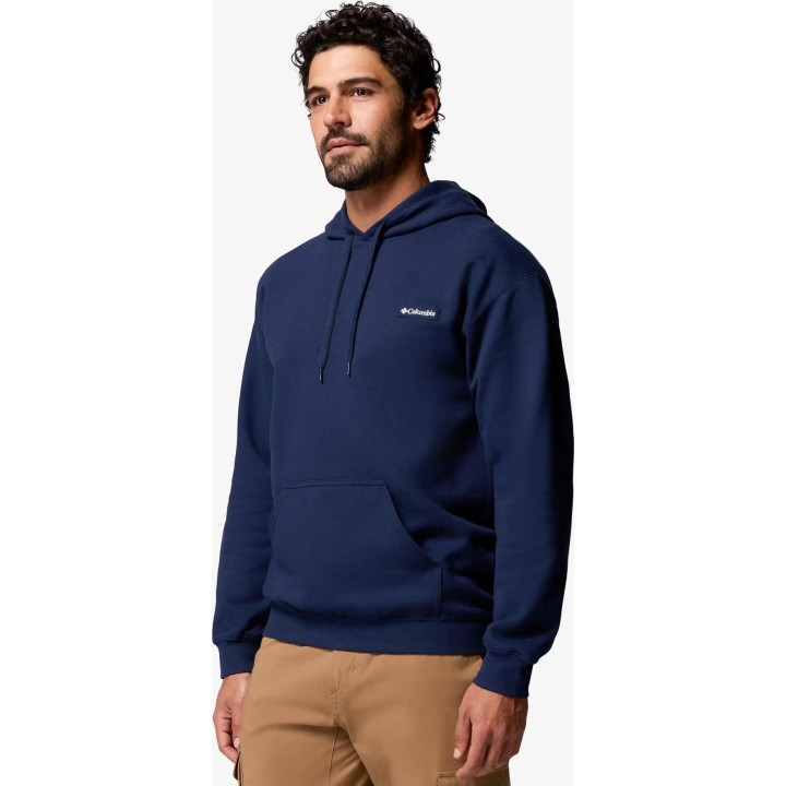 Felpa con cappuccio Columbia Oakwind, modello Collegiate, blu navy, taglia L
