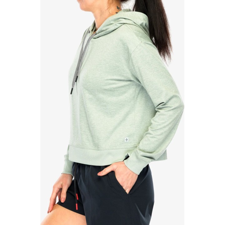 Camisola com capuz Black Diamond Circuit Midlayer para mulher