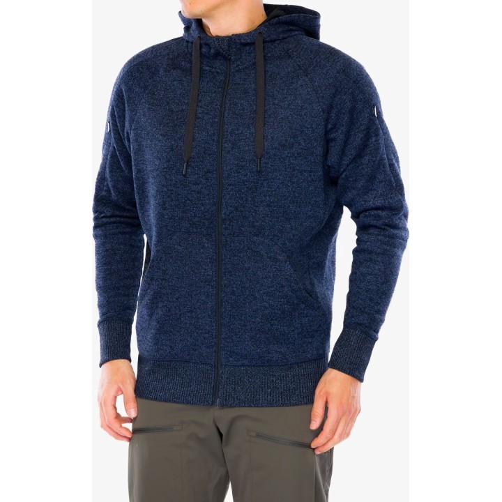 Sudadera con capucha Helikon-Tex Covert Tactical con cremallera completa, negra, talla M