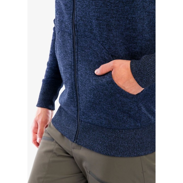 Sudadera con capucha Helikon-Tex Covert Tactical con cremallera completa, negra, talla M