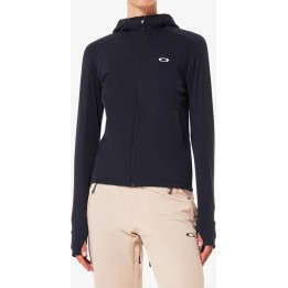 Felpa con cappuccio Oakley Drift Tech Fleece da donna, nera/nera, taglia M