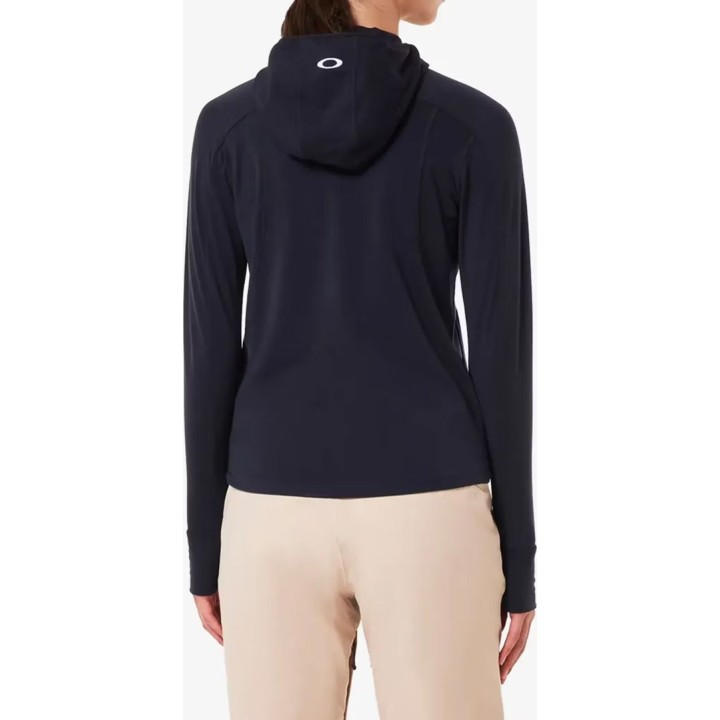 Sweat à capuche Oakley Drift Tech Fleece pour femme, noir/noir, taille M