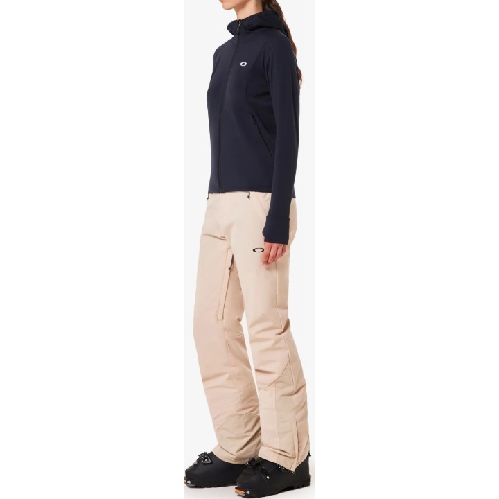 Sudadera con capucha Oakley Drift Tech Fleece para mujer, negra/negra, talla M
