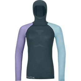 Ortovox 120 Comp Light Hoody Mulher Cinza Ártico Escuro XS