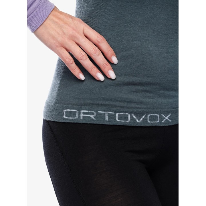 Sudadera con capucha Ortovox 120 Comp Light para mujer, color gris ártico oscuro, talla XS