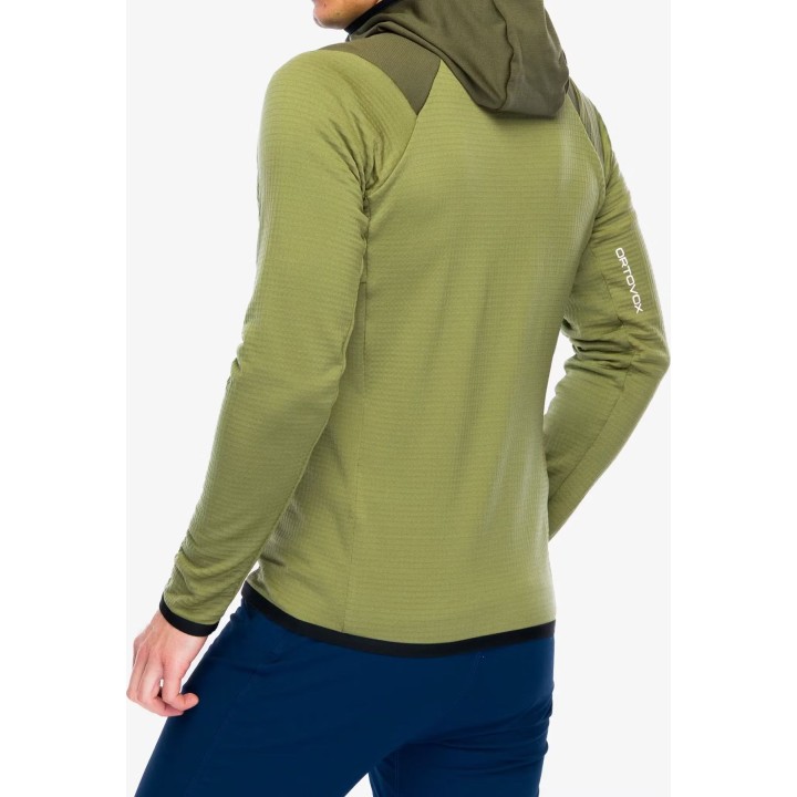 Ortovox Fleece Grid Hoody Men Wild Herbs S