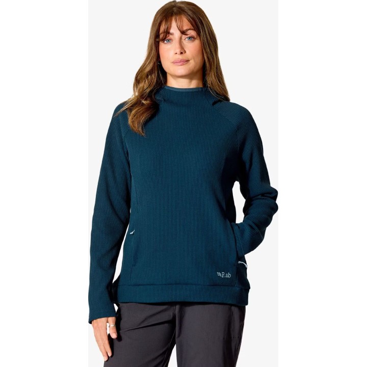 Pull à capuche Rab Hepton, bleu Tempest, taille S
