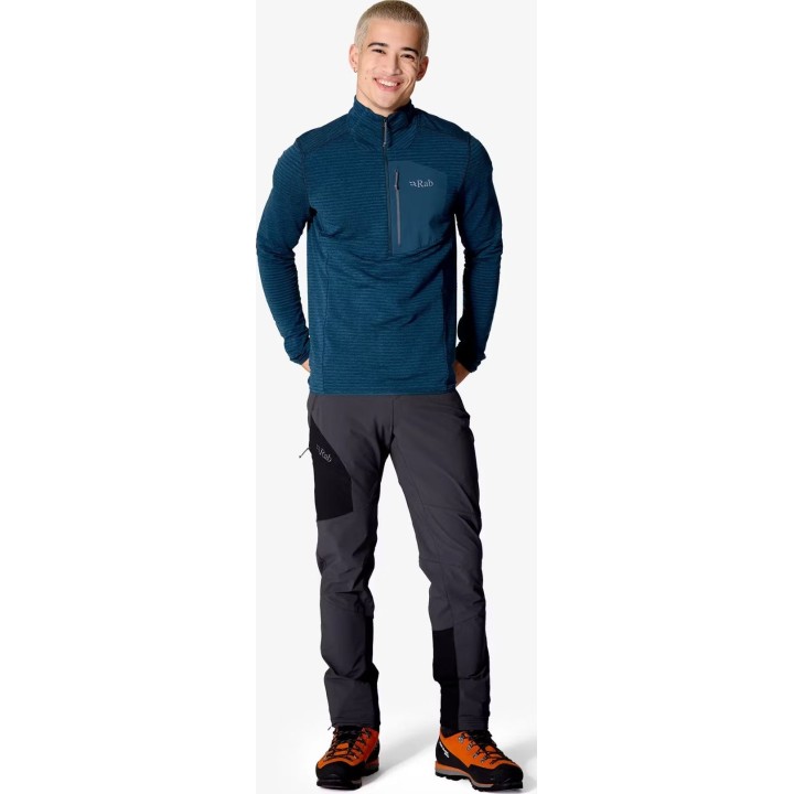 Sweat à capuche Rab Modulus, bleu Tempest, taille L