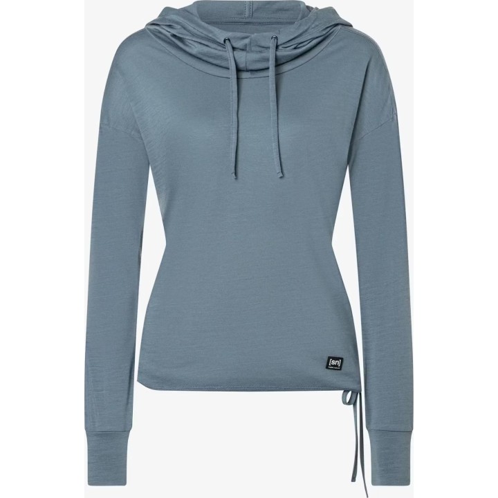 Super.natural Funnel Hoodie Damen Stormy Weather S