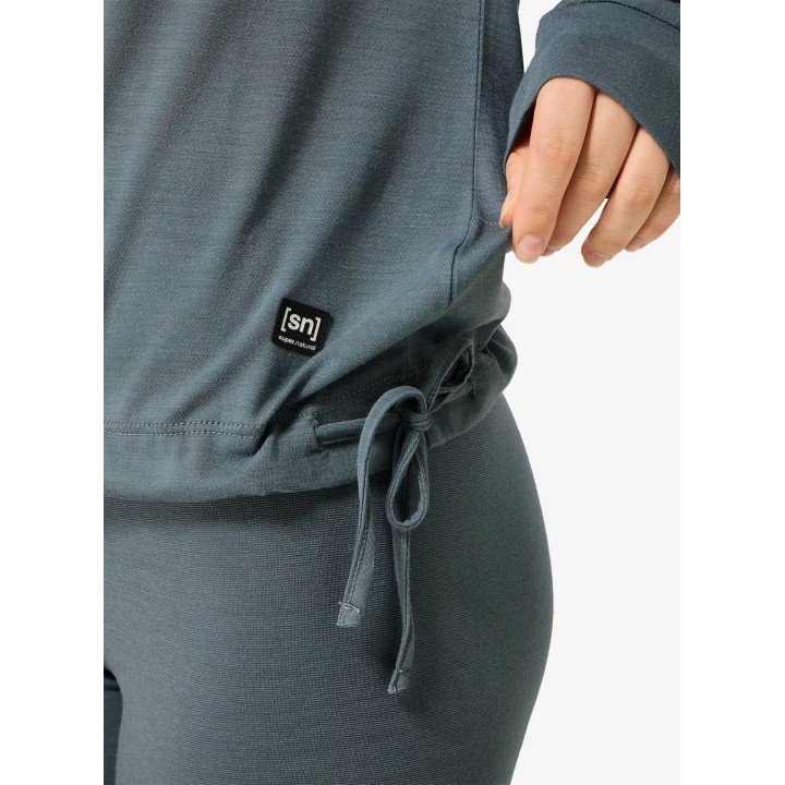 Sudadera con capucha Super.natural Funnel para mujer, modelo «Stormy Weather», talla S