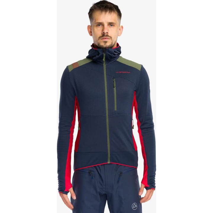 La Sportiva Aequilibrium Thermal Hoody Mountain Red/Night Sky L