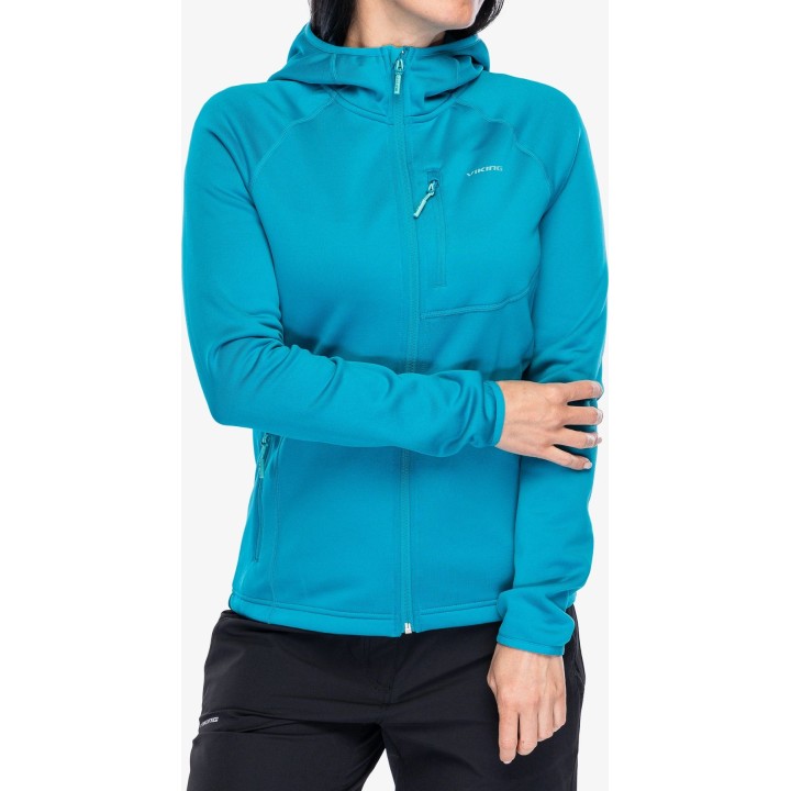 Sudadera con capucha Viking Jukon para mujer, Polartec