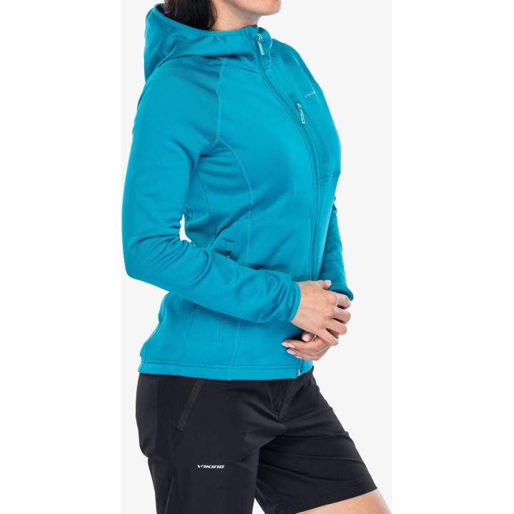 Sudadera con capucha Viking Jukon para mujer, Polartec