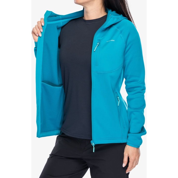 Sudadera con capucha Viking Jukon para mujer, Polartec