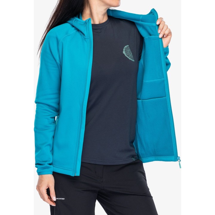 Sudadera con capucha Viking Jukon para mujer, Polartec