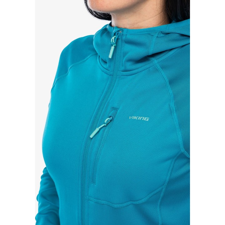 Sudadera con capucha Viking Jukon para mujer, Polartec