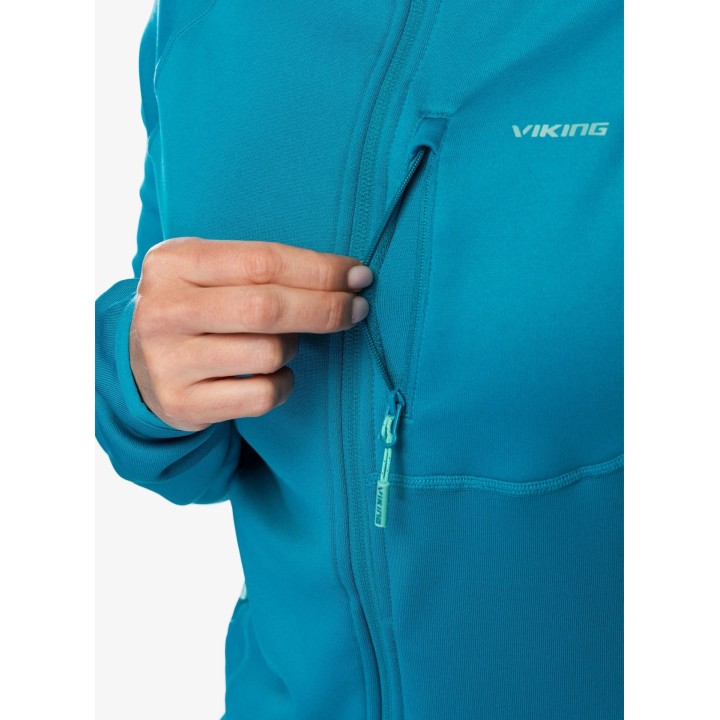 Sudadera con capucha Viking Jukon para mujer, Polartec