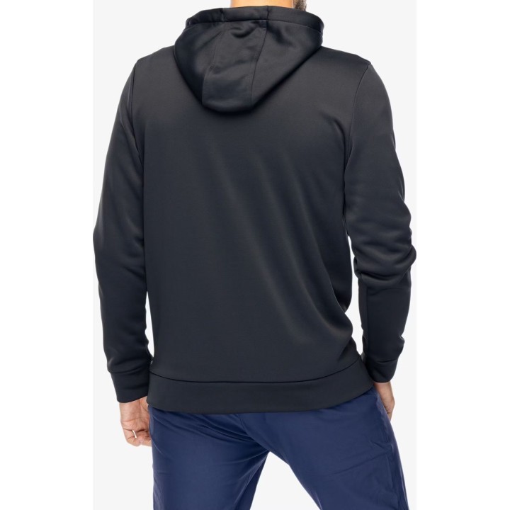 Sudadera con capucha y cremallera completa Under Armour Armour Fleece para hombre, negra, talla M