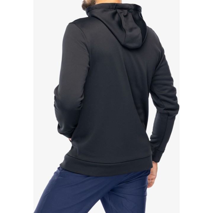 Sudadera con capucha y cremallera completa Under Armour Armour Fleece para hombre, negra, talla M