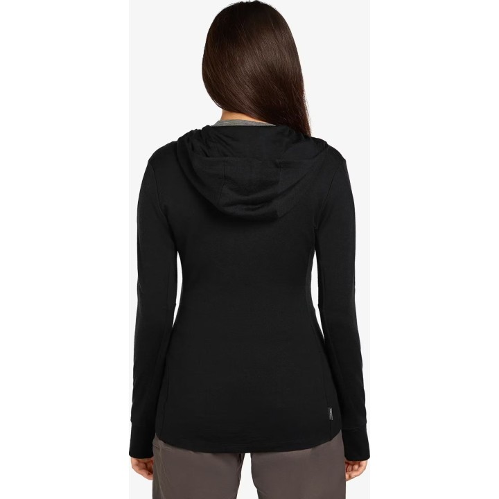 Sudadera con capucha y cremallera de manga larga Icebreaker Merino 260 Quantum IV para mujer