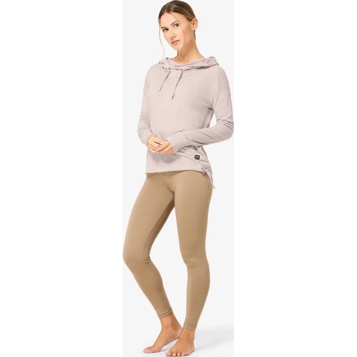Felpa con cappuccio Super.natural Funnel da donna, rosa antico, taglia S