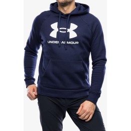 Under Armour Rival Fleece Logo Hoodie Men Navy S