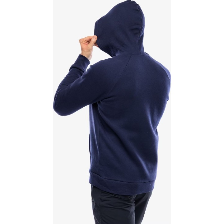 Felpa con cappuccio Under Armour Rival in pile con logo, da uomo, blu navy, taglia S