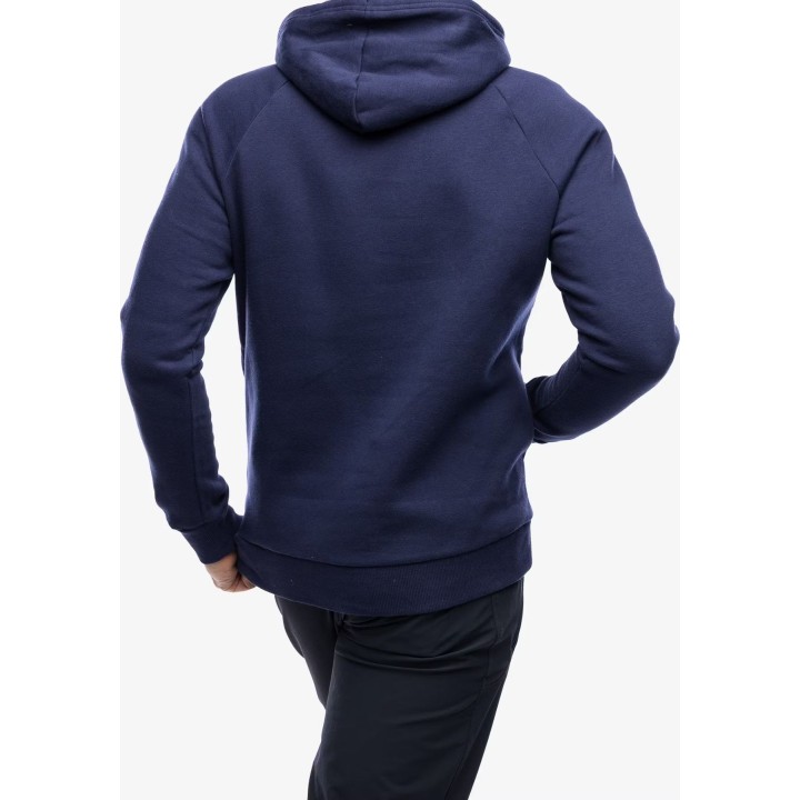 Sudadera con capucha y logo Rival Fleece de Under Armour para hombre, azul marino, talla S