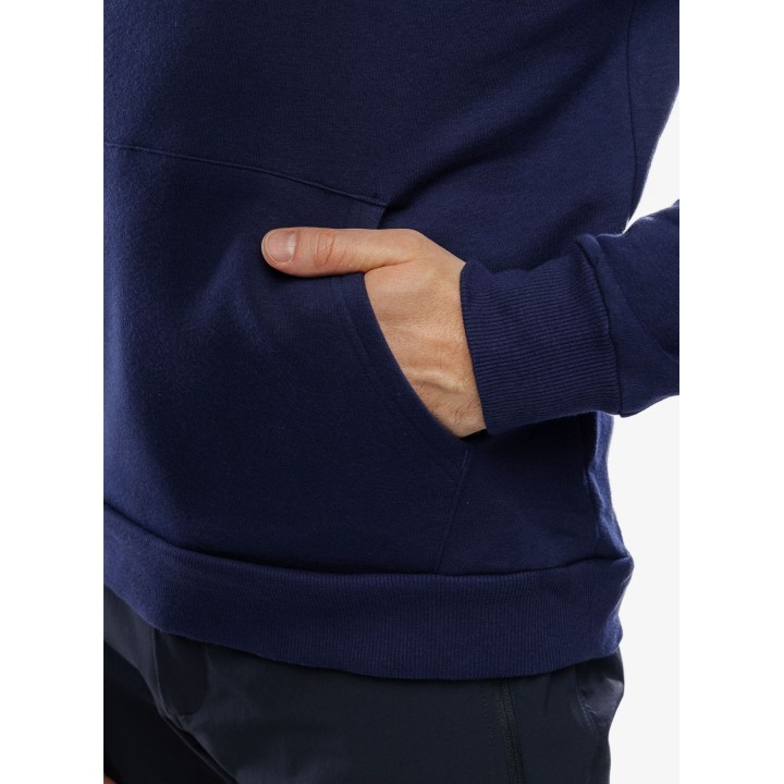 Felpa con cappuccio Under Armour Rival in pile con logo, da uomo, blu navy, taglia S