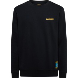 Sudadera sin capucha «Climbing on the Moon» de La Sportiva, negro/amarillo, talla L