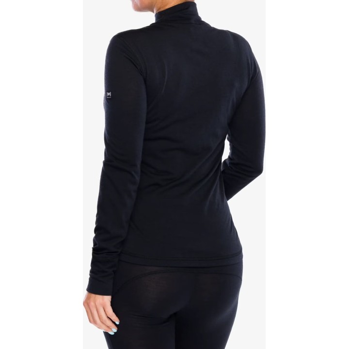 Super.natural Tundra175 Dolcevita da donna Nero corvino Taglia S