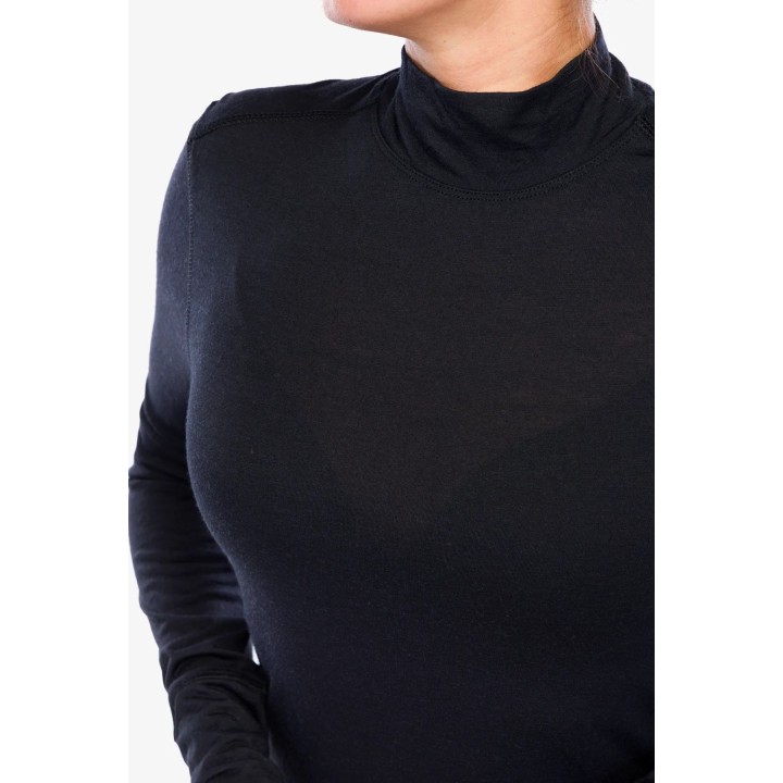 Super.natural Tundra175 Turtleneck Women Jet Black S