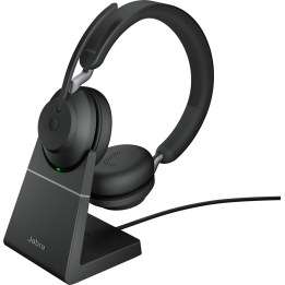 Jabra Evolve2 65 UC Stereo (USB-A) Black + Charging base