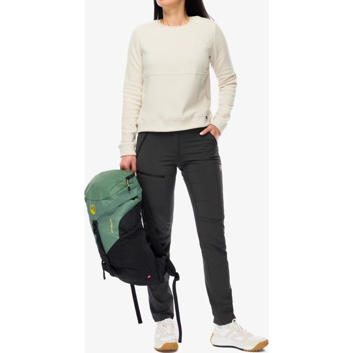 Casaco de velo Turbat Scout para mulher, bege nevoeiro, tamanho S
