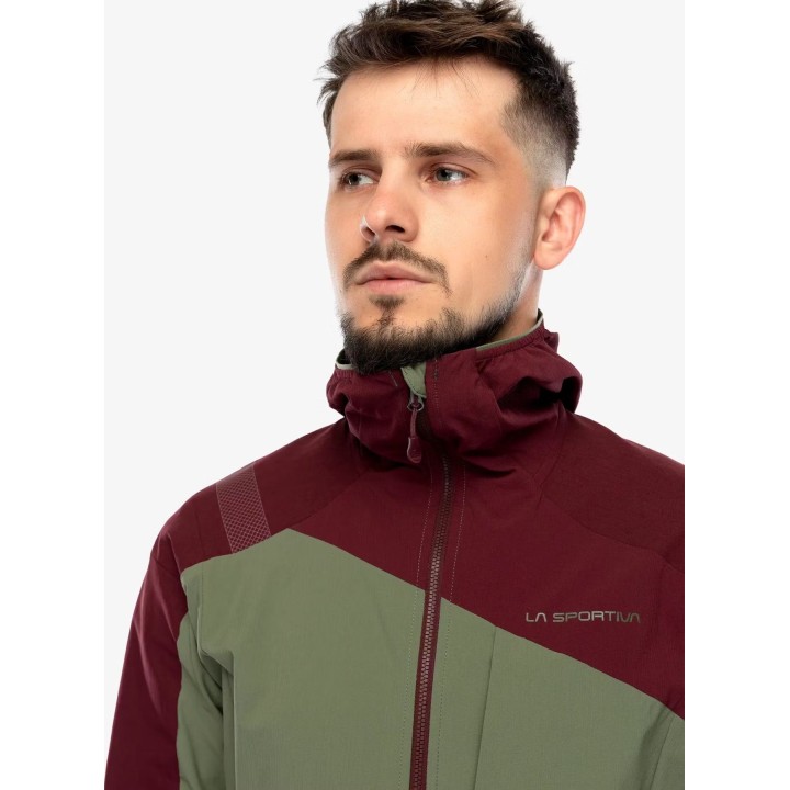 Chaqueta Softshell Aequilibrium Speed de La Sportiva, color Cypress/Redwood, talla M