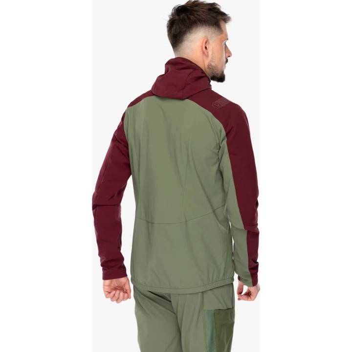 Chaqueta Softshell Aequilibrium Speed de La Sportiva, color Cypress/Redwood, talla M