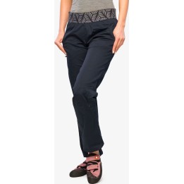 Pantalon d'escalade Ocun Pantera Organic pour femme, anthracite/bleu marine foncé, taille XS